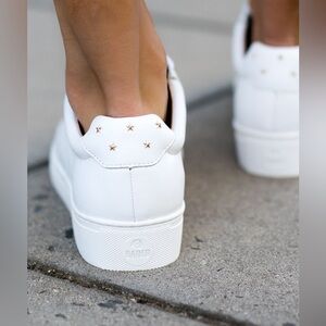 Bared Footwear Thorntail White Leather Sneakers 38